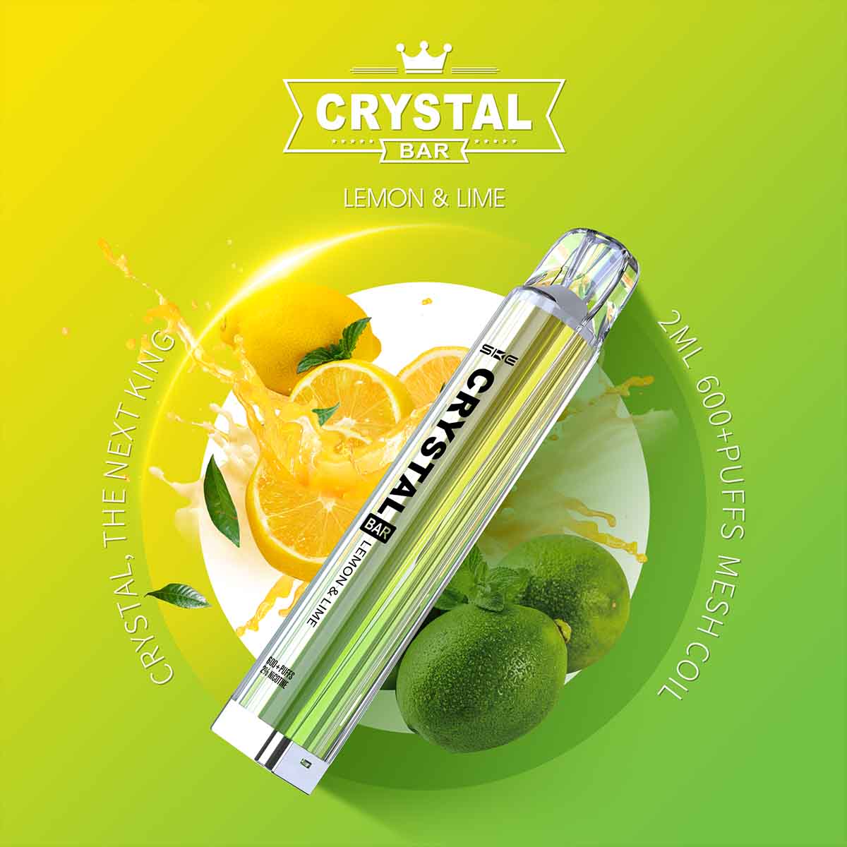SKE Crystal Lemon Lime Bear 20mg/ml