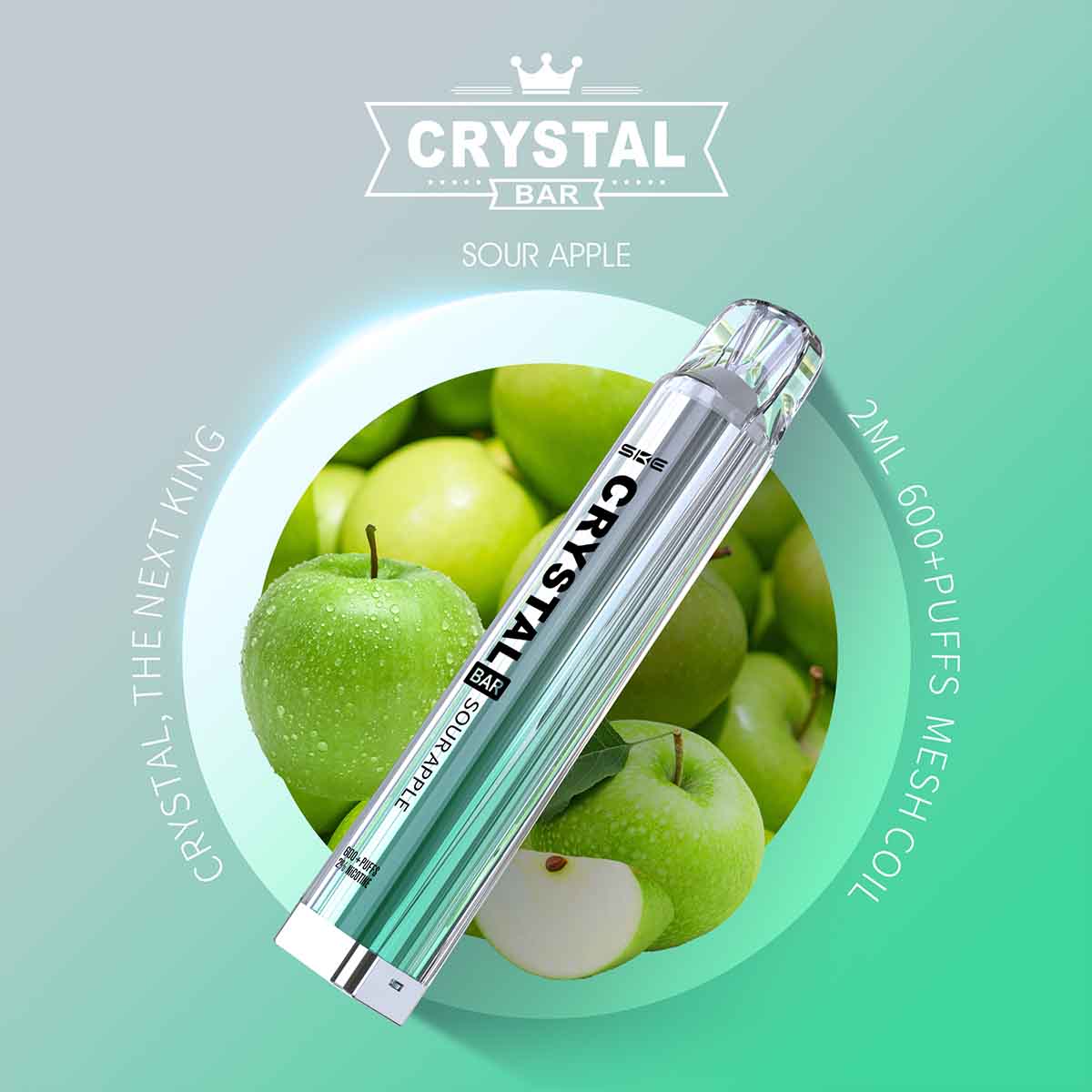 SKE Crystal Bar Sour Apple 20mg/ml