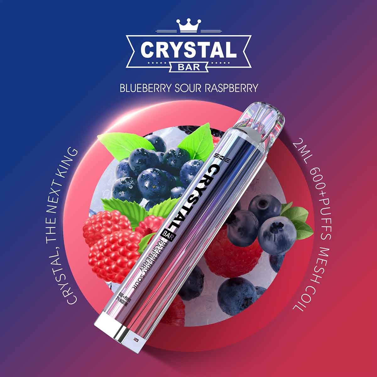 SKE Crystal Blueberry Sour Rasberries 20mg/ml 
